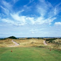 EH-48-01: Hayling, View of the “Desert” (12th Hole) from the Tee