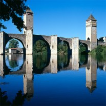 FL-103-09: Pont Valentre, River Lot, Cahors, Lot, France